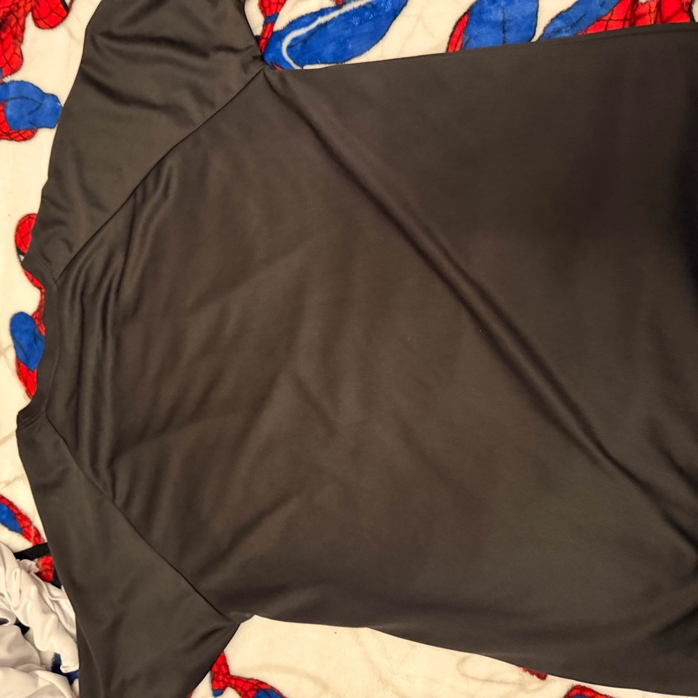 Black Crewneck Short Sleeve Tee